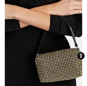 DUPE Alexander Wang heiress mini bag in gold